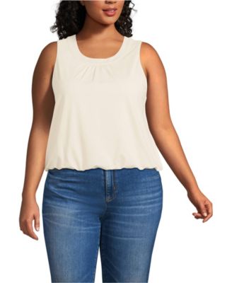 Plus Size Lightweight Jersey Tank Top