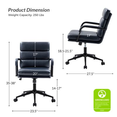 Comtemperary Joseph Task Chair with Arms