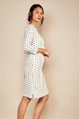 Womens 3/4 Sleeve Nursing Dress
