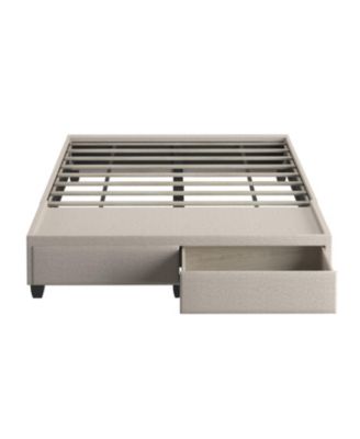 Full\Queen Size Upholstered Storage Platform Bed