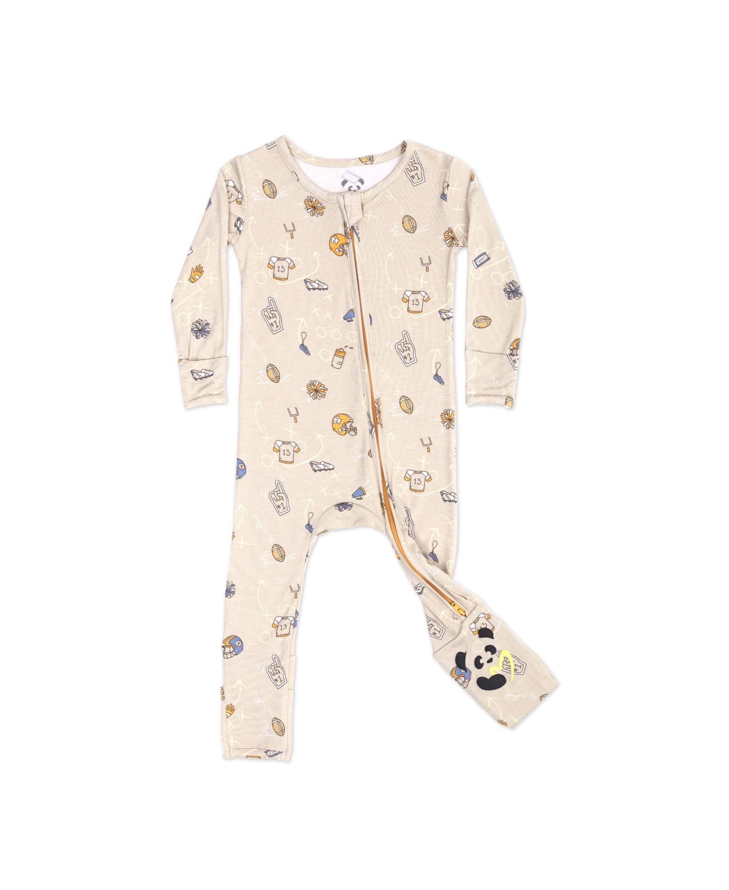Unisex Baby Football Convertible Footie