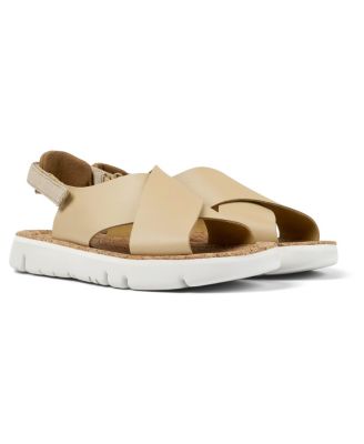 Camper Women s Oruga Sandal Sandals Light Beige Size 10W