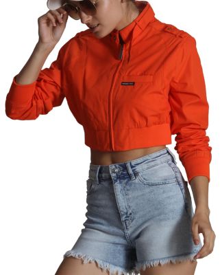Women's Mini Cropped Racer Jacket