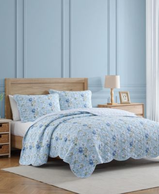 Peony Garden Reversible 2 Piece Quilt Set, Twin