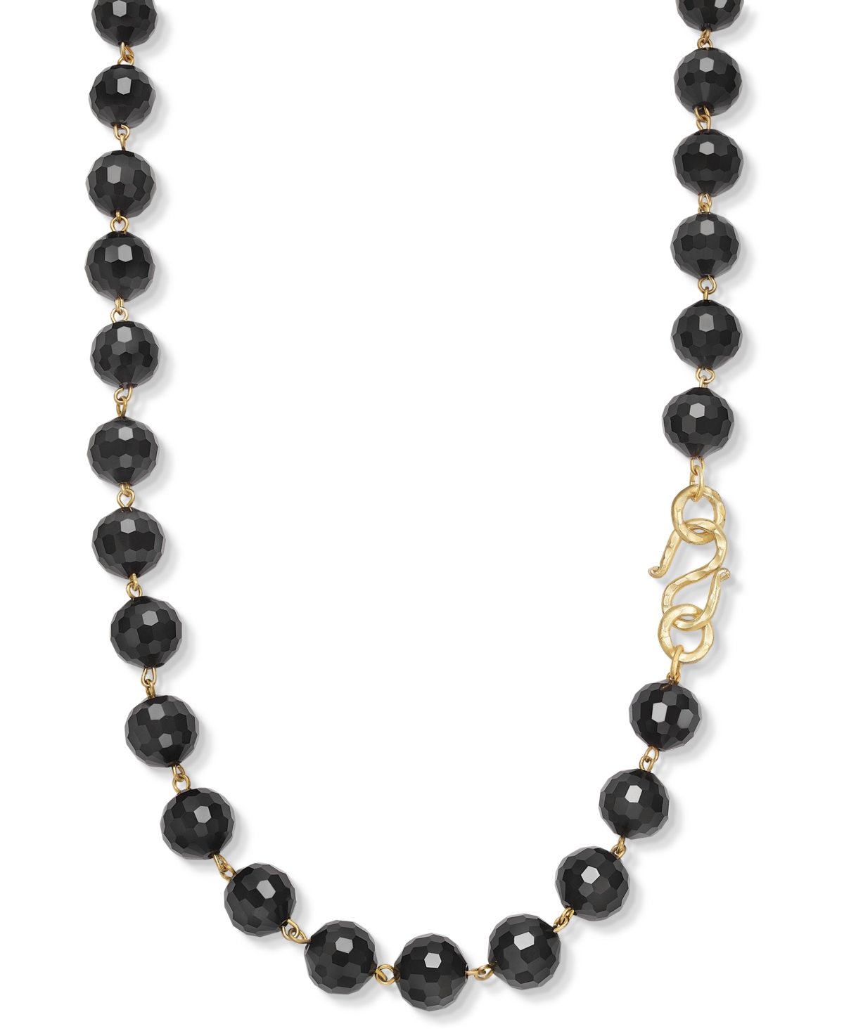 Gold-Tone Mixed Bead 18" Collar Necklace - The Lynx - Pink  Green