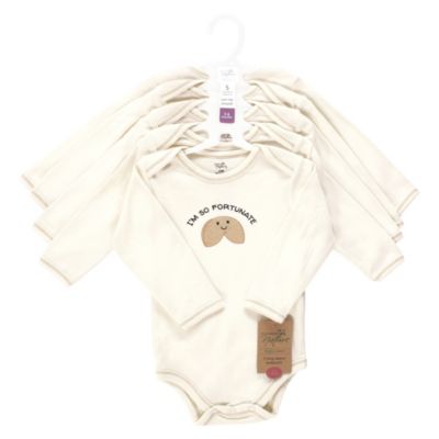 Baby Unisex Natural Cotton Long-Sleeve One-Piece