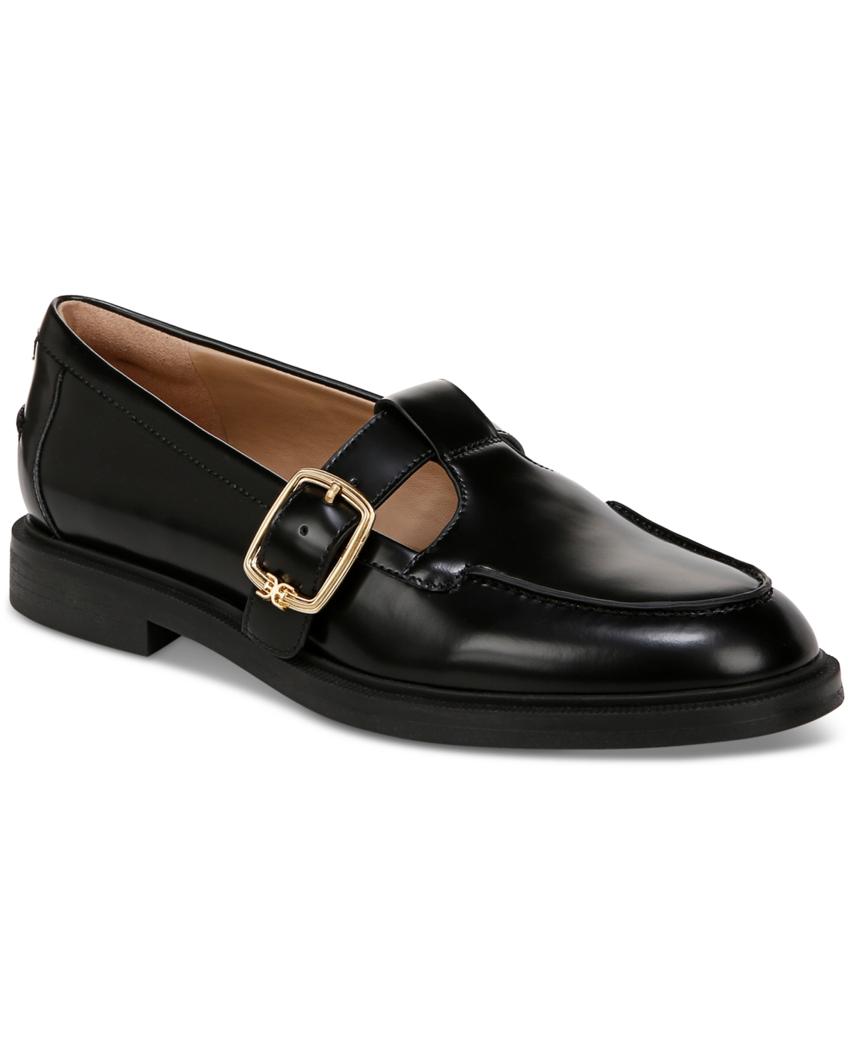 Shop Sam Edelman Sam Edleman Women's Elaina Mary Jane Loafers In Black