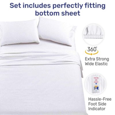 600 Thread Count 100% Cotton Printed Sheet Set