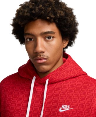 Men's Sportswear Club Fleece All-Over Print Pullover Hoodie