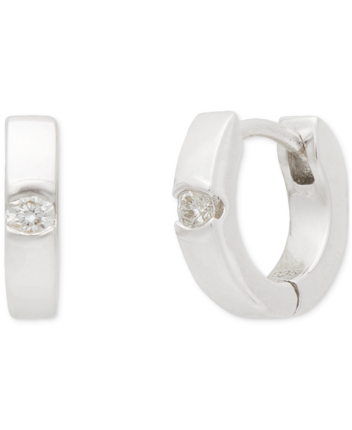 Kate Spade New York Meant To Be Diamond Accent Huggie Earrings