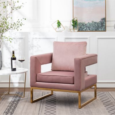 Contemporary Upholstered Accent Arm Chair
