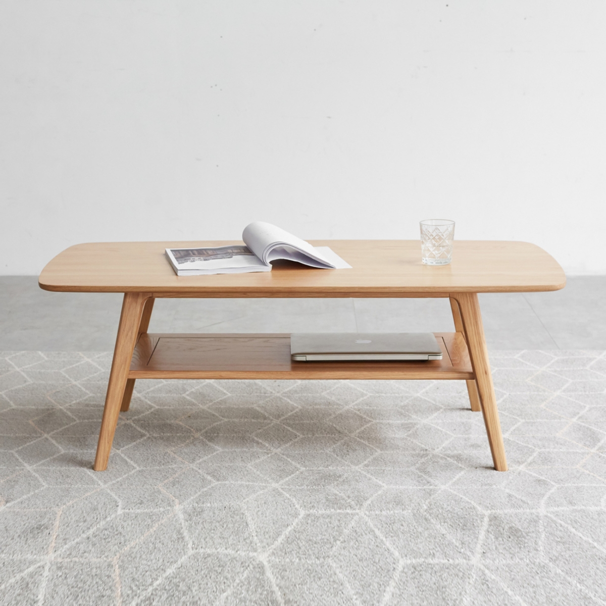 Streamdale Furniture Solid Wood Coffee Table with Amplified Storage and Enduring Charm