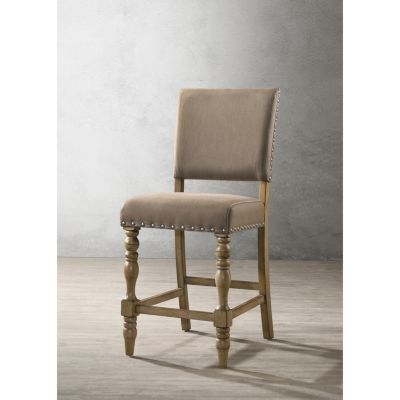 Streamdale Rustic Counter Height Dining Chair Set (Set of 2)