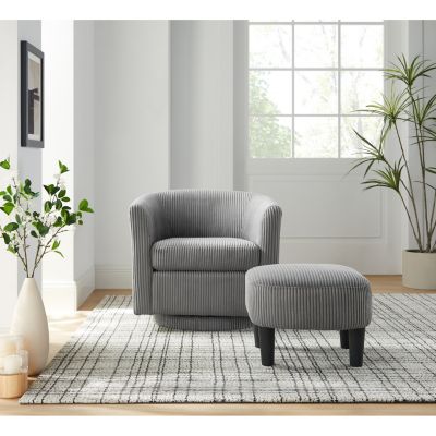  Cozy 360 Swivel Accent Chair with Ottoman Comfort and Style