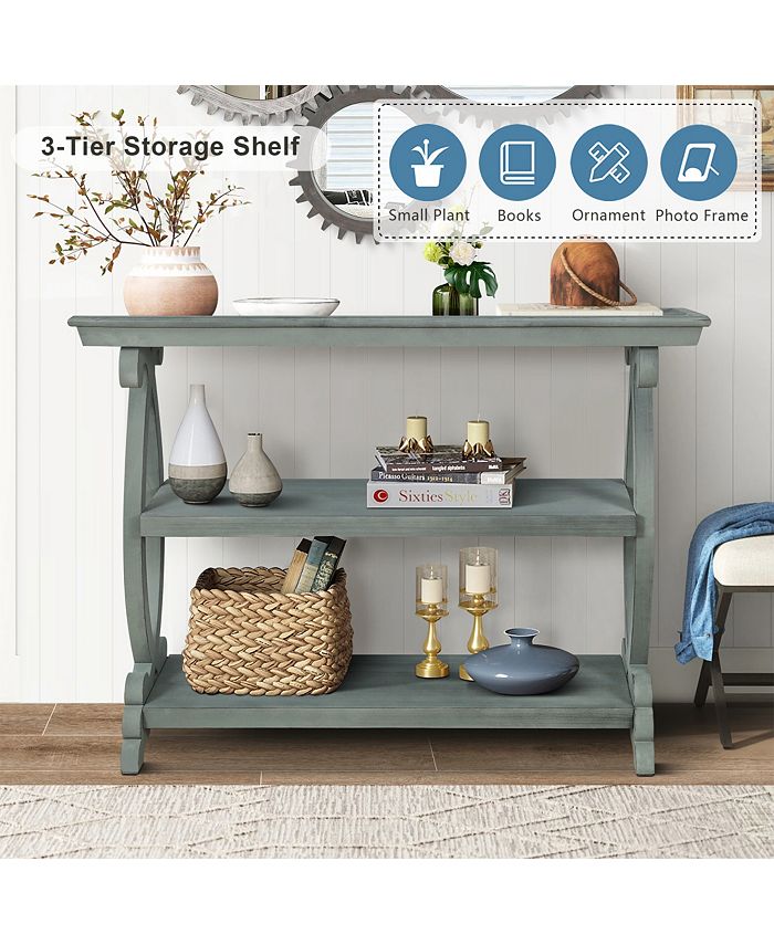 Simplie Fun Newport Console Table For Living Room, Kitchen, Entyway ...