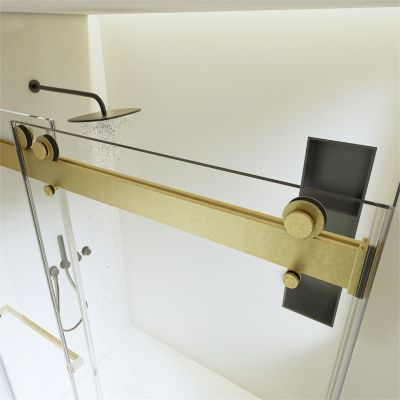 Adjustable Semi-Frameless Sliding Shower Door