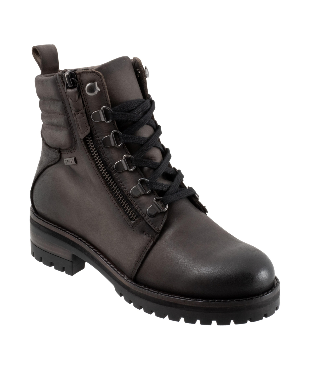 Softwalk Everett Boot - Black distress