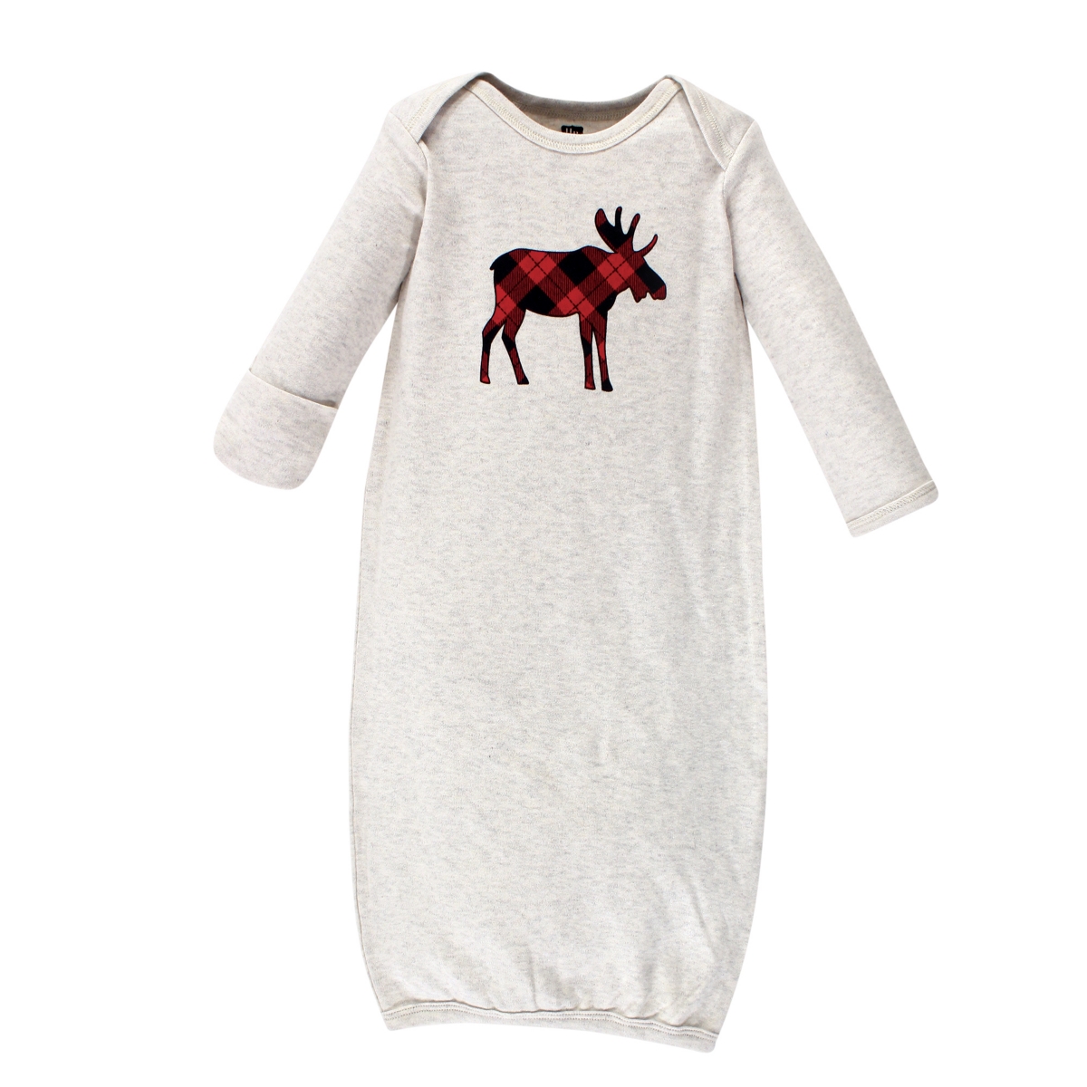 Hudson Baby Baby Boys Cotton Gowns, Moose, Preemie/Newborn