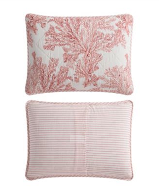 Coral Garden Reversible 3 Piece Quilt Set, King