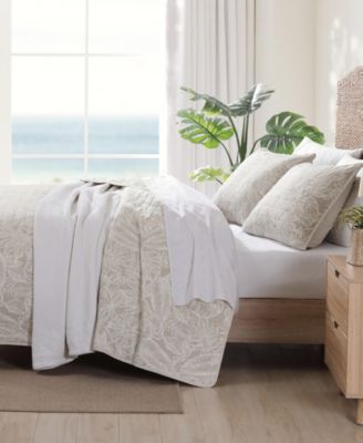 Ocean Deep Reversible 3 Piece Quilt Set, Full/Queen