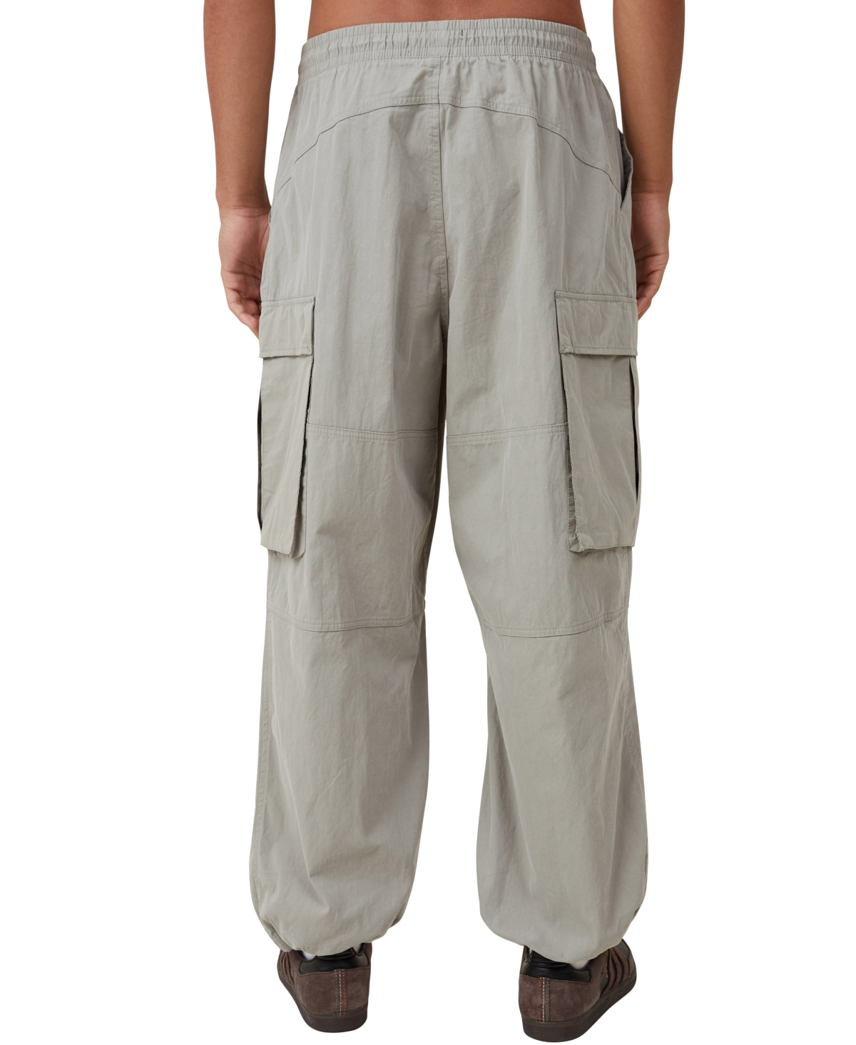 Shop Cotton On Men's Parachute Super Baggy Pant In Green
