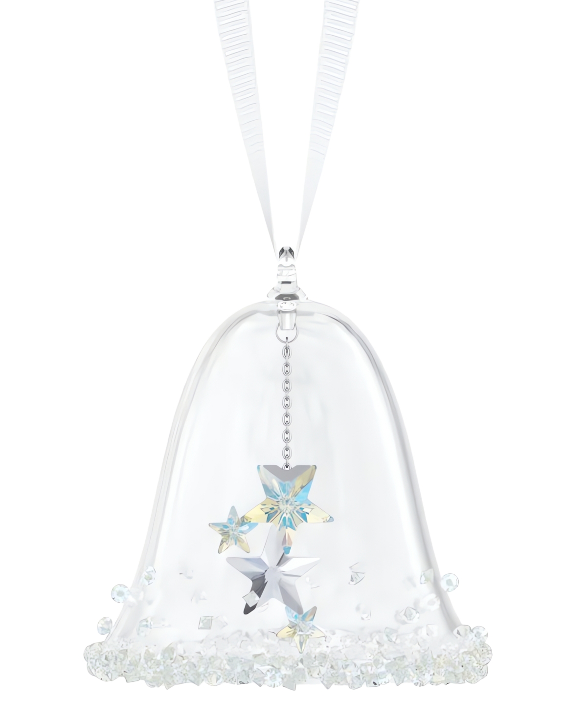 Swarovski Crystal Bell With Stars Hanging Ornament In No Color