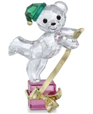 Swarovski - Teddy Bear and Gift Crystal Figurine