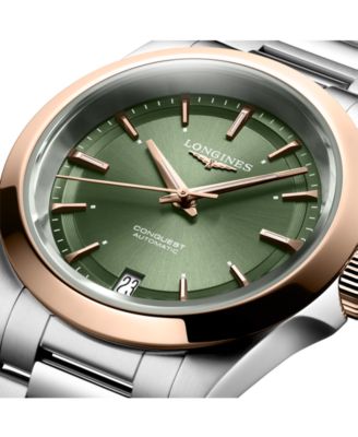 Women's Swiss Automatic Conquest Stainless Steel Bracelet Watch 34mm