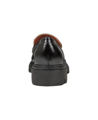 Women's Cube Lug Sole Penny Loafers