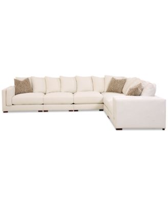 Barlien 6-Pc. Modular Fabric Sectional, Created for Macy's