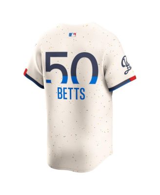 Nike Men's Cream Los Angeles Dodgers Mookie Betts 2024 City