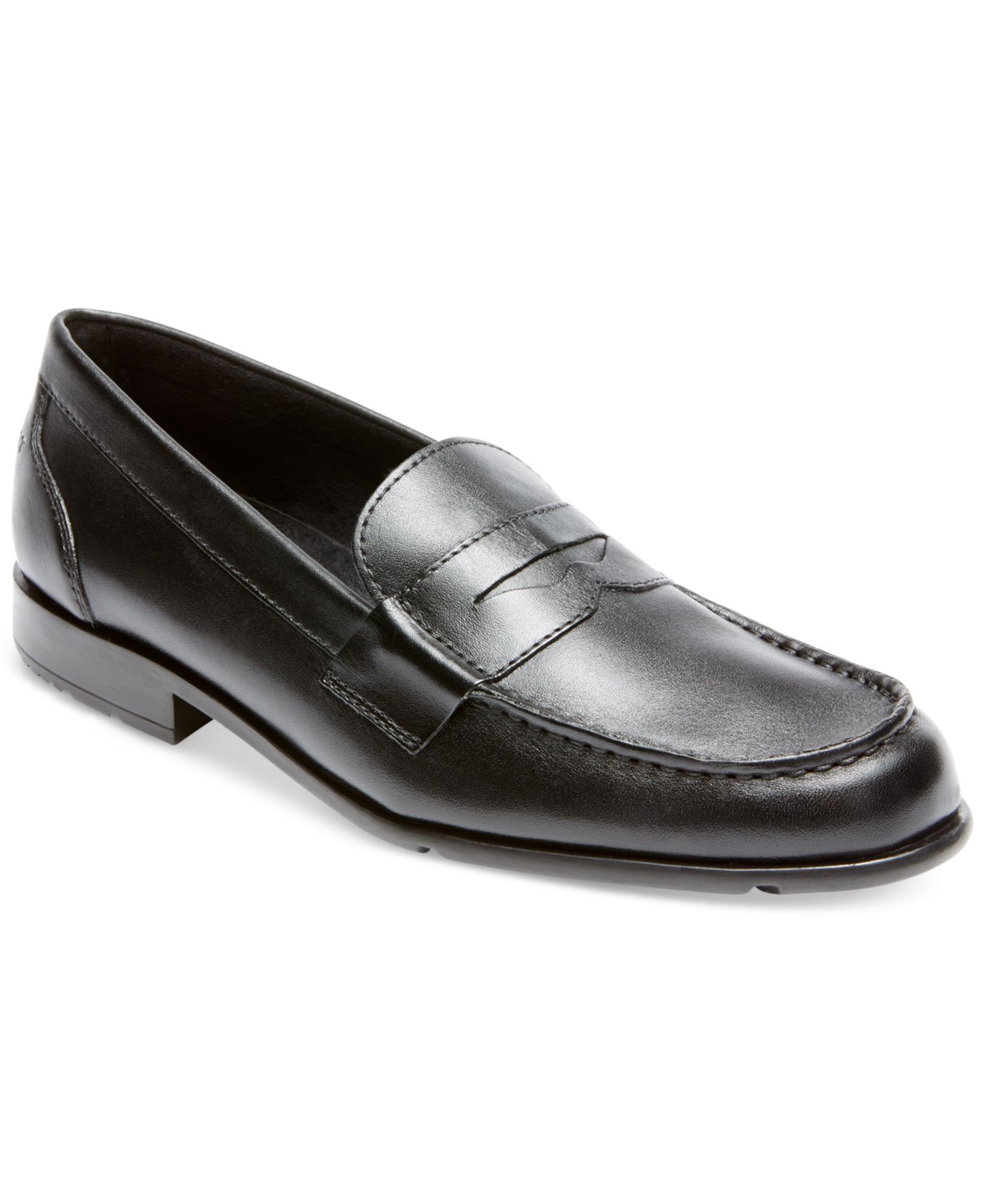 Мужские туфли Rockport Classic Penny Loafer, цвет: Чёрный — фото 1