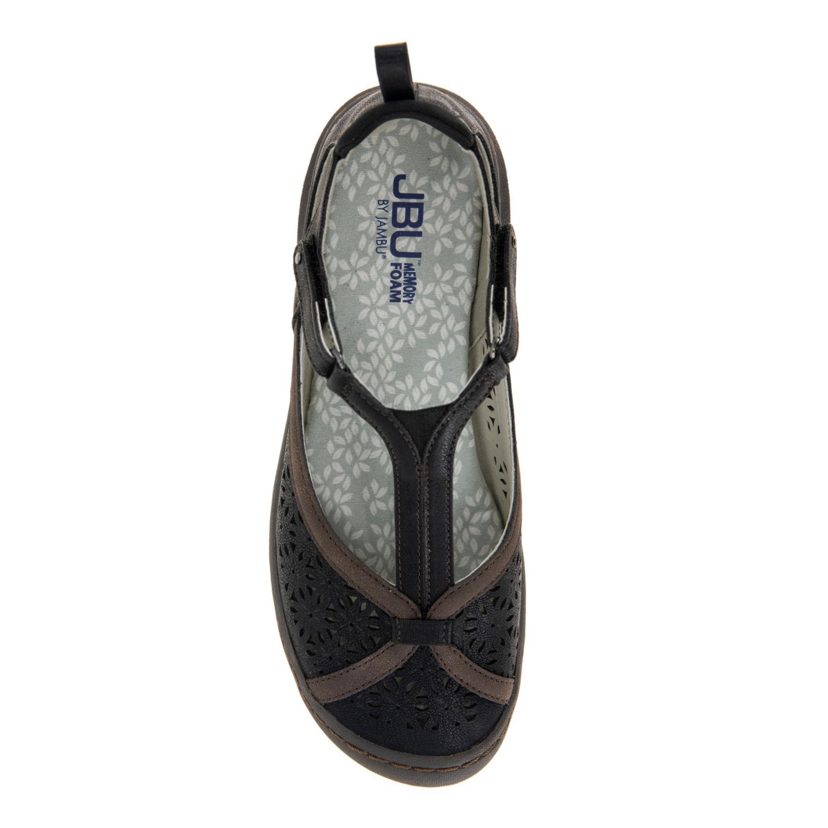 Jbu Women's Daffodil Mary Jane T-Strap Flats