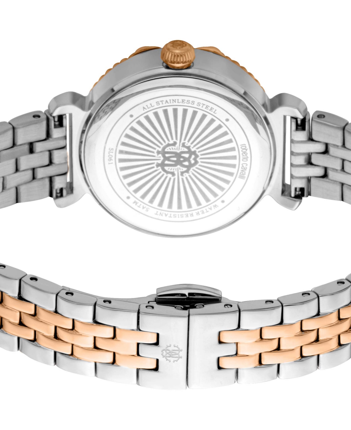 ROBERTO CAVALLI WOMEN'S QUARTZ TWO-TONE STAINLESS STEEL WATCH 30MM 