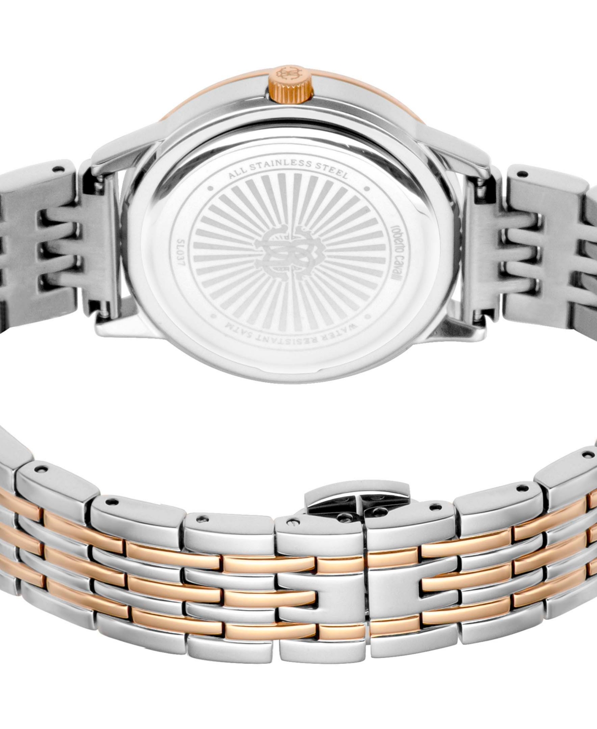 ROBERTO CAVALLI WOMEN'S QUARTZ TWO-TONE STAINLESS STEEL WATCH 32MM 