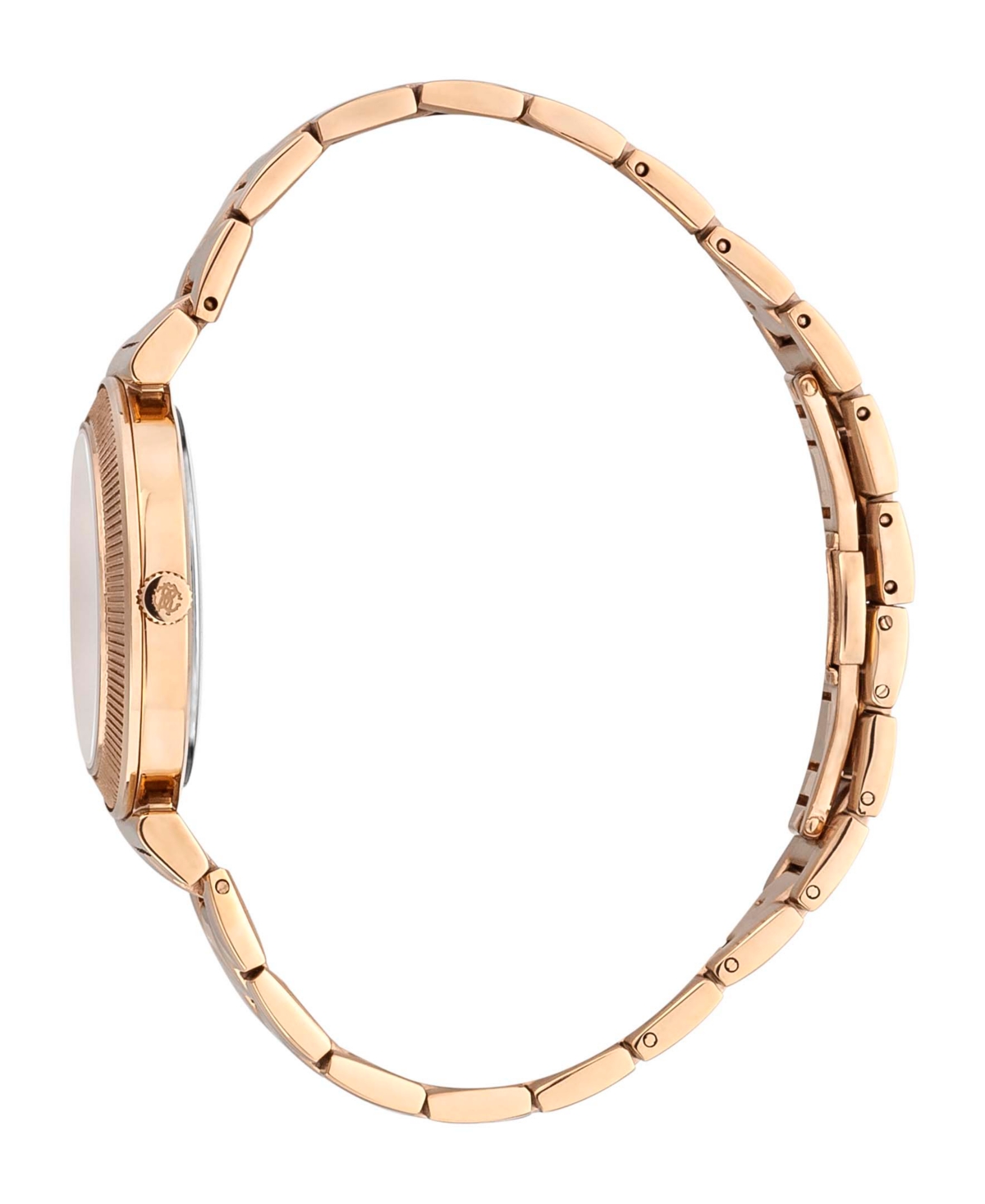ROBERTO CAVALLI WOMEN'S QUARTZ ROSE-GOLD STAINLESS STEEL WATCH 34MM 