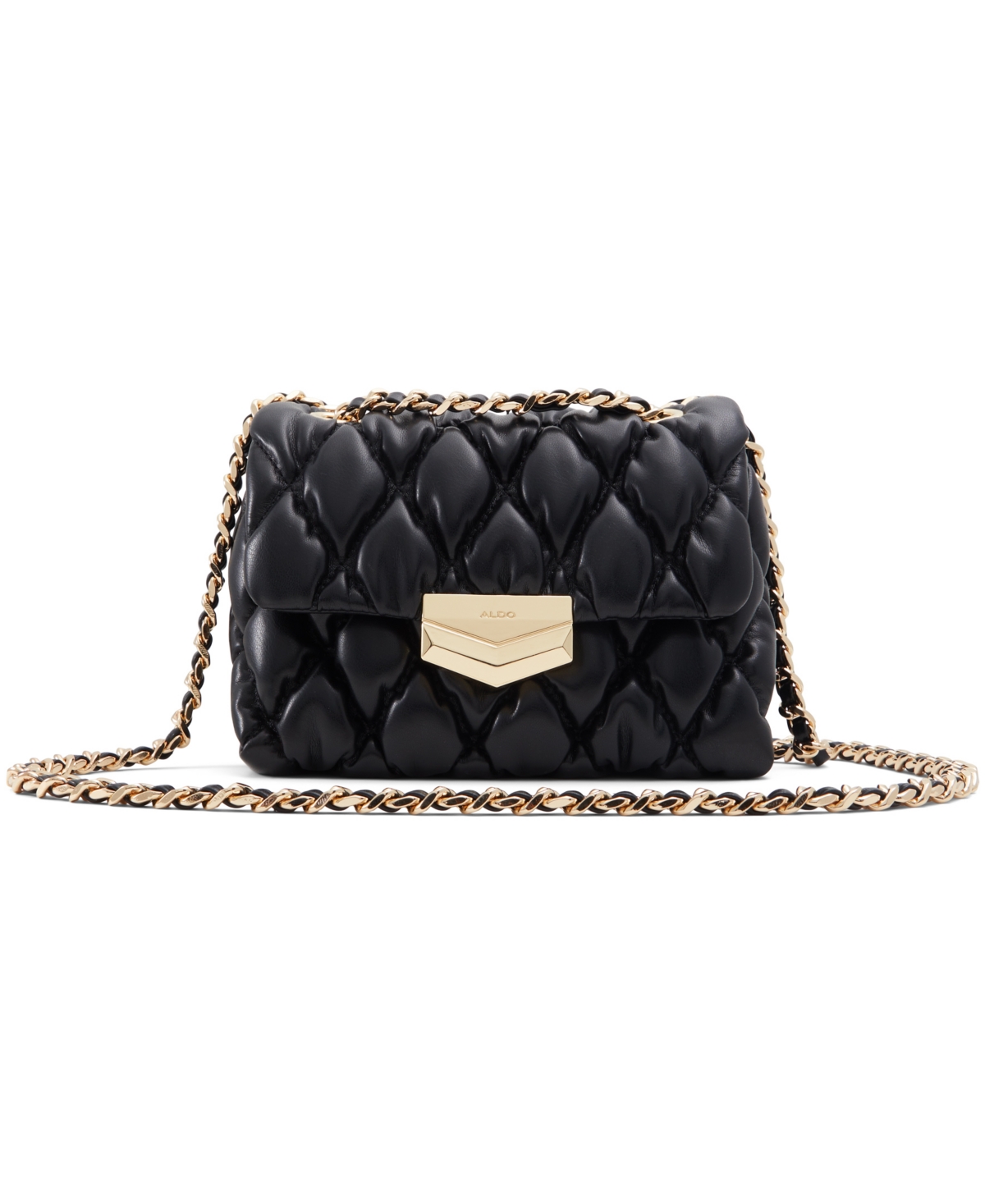 Aerria Synthetic Small Crossbody Bag - Black