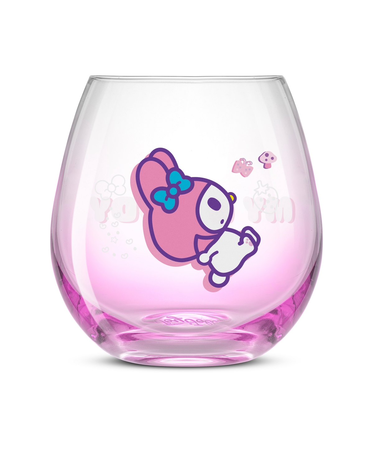 Shop Joyjolt Hello Kitty And Friends Above The Clouds Stemless Drinking Glasses, Set Of 4 In Multi