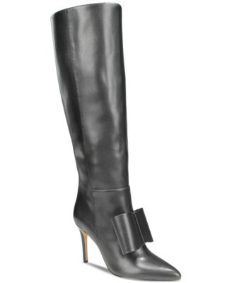 AAJ By Aminah - Women's Zoe Bow Tall Dress Boots