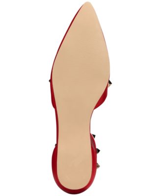 Women's Lennox Studded Ankle-Strap Flats 