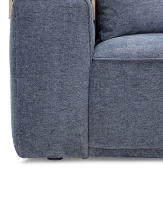 Nycolle 3-Pc. Modular Fabric Sofa with Console