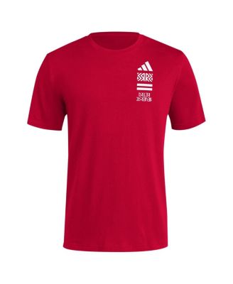 Men's Scarlet Nebraska Huskers Reverse Retro Baseball 2 Hit T-Shirt