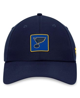 Men's Navy St. Louis Blues Authentic Pro Rink Adjustable Hat