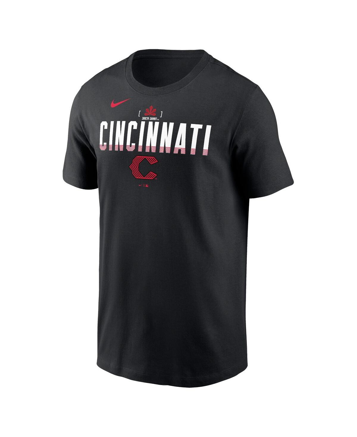 Nike Men'sCincinnati Reds City Connect T-Shirt - Black