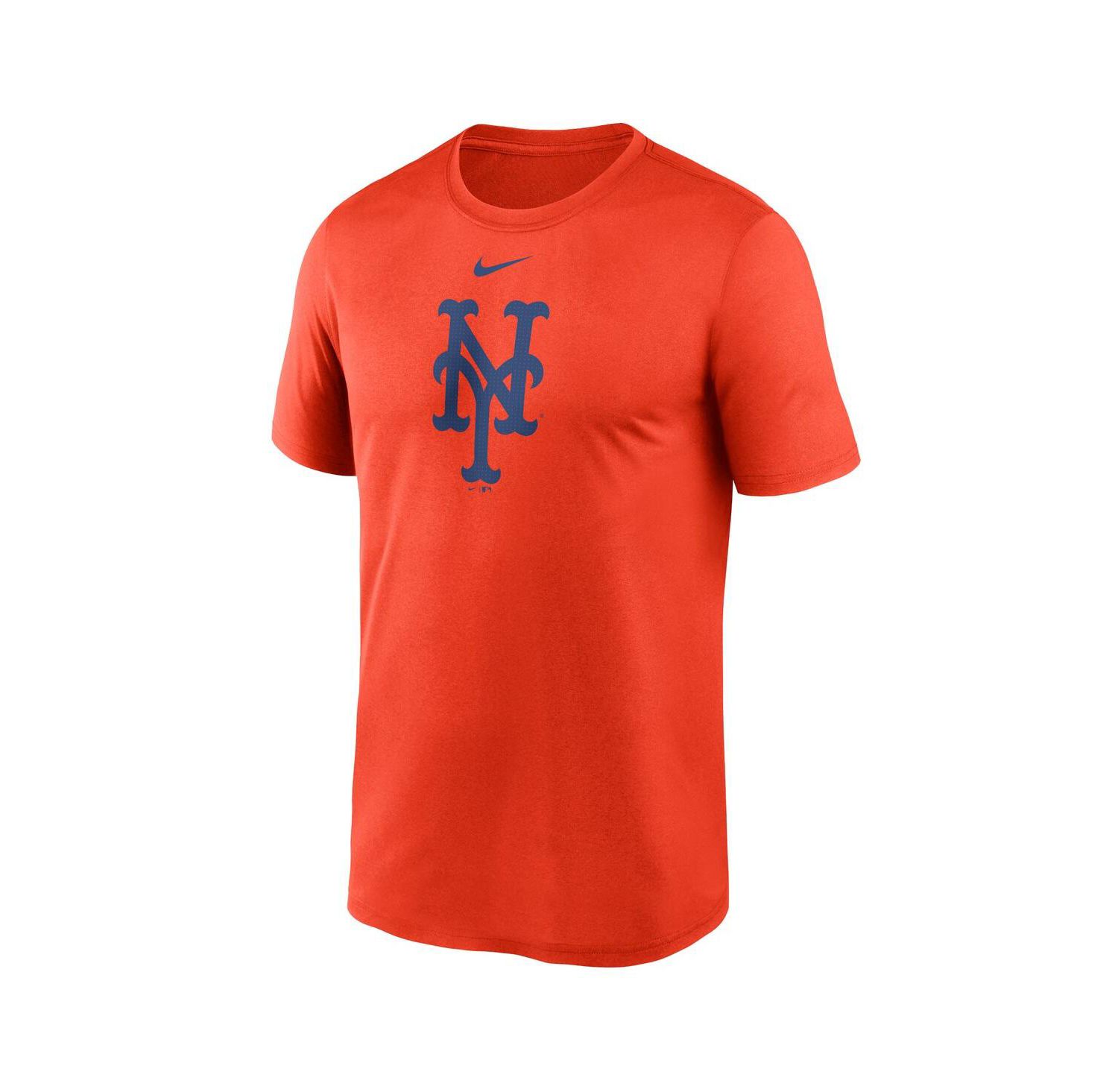 Men's Orange New York Mets Legend Fuse Large Logo Performance T-Shirt