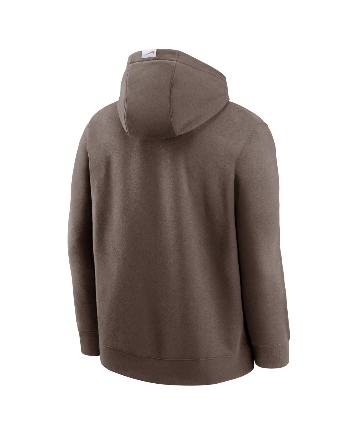 Nike Men'sNew York Mets Statement Pullover Hoodie - Light Brown