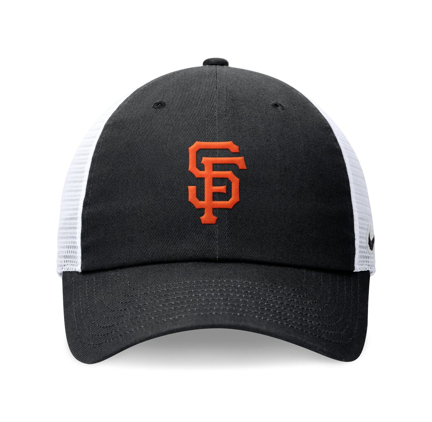 Men's Black San Francisco Giants Club Trucker Adjustable Hat