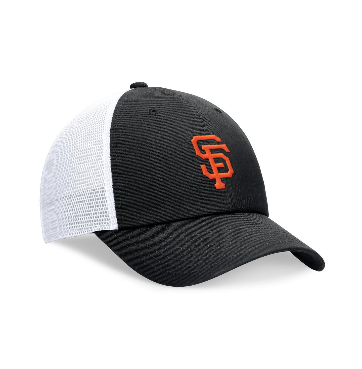 Мужская кепка Nike Black San Francisco Giants Club Trucker Adjustable Hat — фото 4