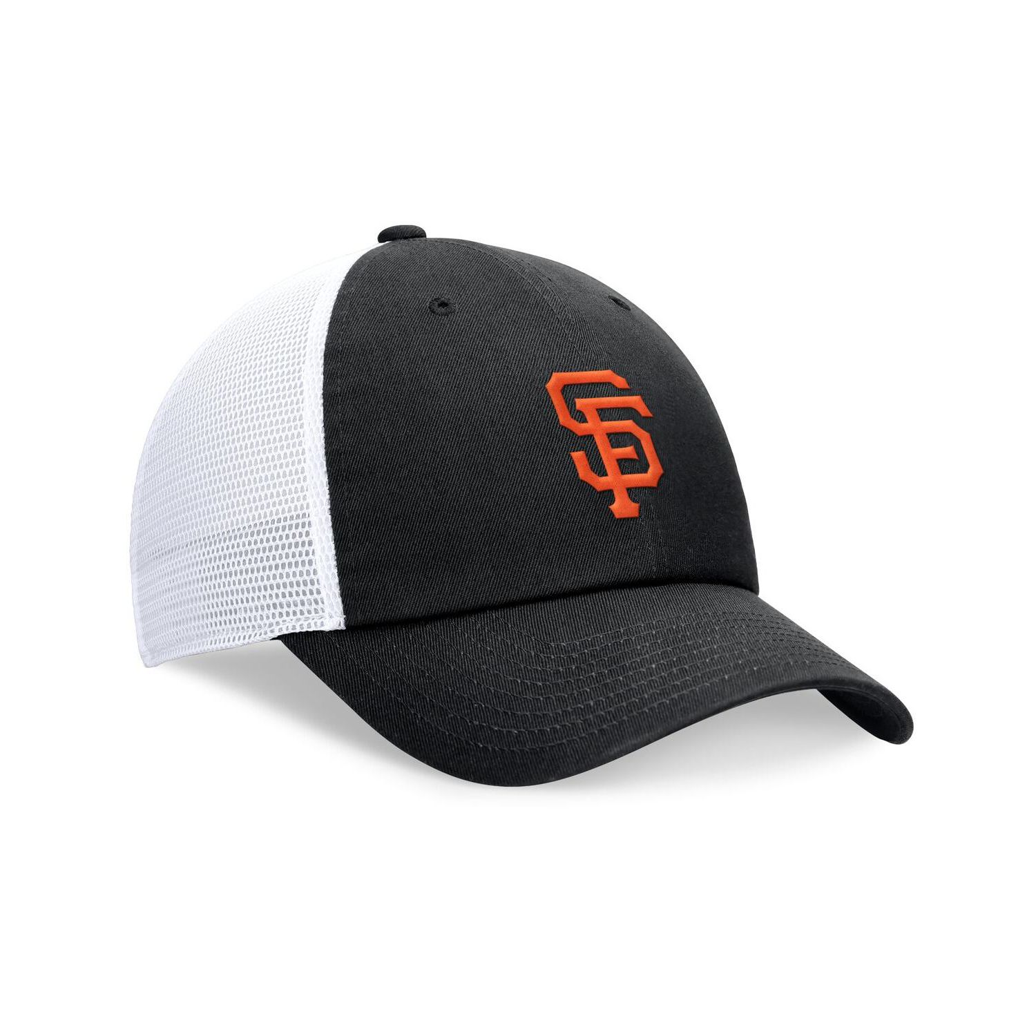Men's Black San Francisco Giants Club Trucker Adjustable Hat