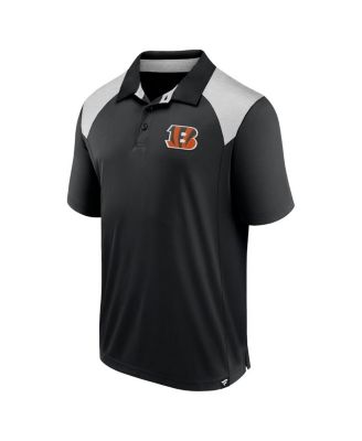 Men's Black Cincinnati Bengals Primary Polo Shirt